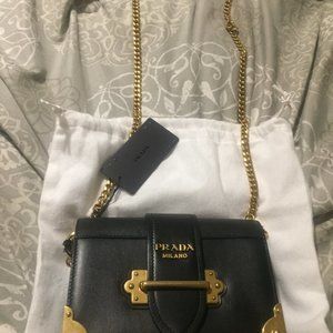 Prada Cahier Shoulder Bag